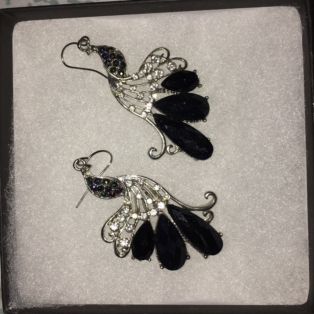 Dangling Peacock Earrings Charming Charlie